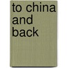 To China And Back door Albert Smith