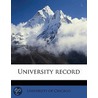 University Record door Onbekend