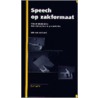 Speech op zakformaat door E. van der Spek