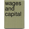 Wages and Capital door Frank William Taussing