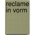 Reclame in vorm