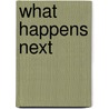 What Happens Next by Cheryl Christian