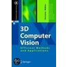 3d Computer Vision door Christian Wahler