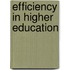 Efficiency in higher education