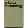 A Keats Chronology door F.B. Pinion