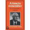 A Time to Remember door Alexander Todd