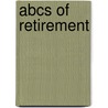 Abcs Of Retirement door Terry Chamberlin