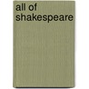 All Of Shakespeare door Maurice Charney