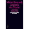 Analytik der Macht door Michel Foucault