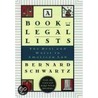 Book Legal Lists C door Schwartz