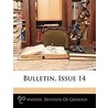 Bulletin, Issue 14 by Geology Tennessee. Divi
