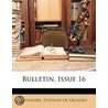 Bulletin, Issue 16 door Geology Tennessee. Divi