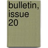 Bulletin, Issue 20 door Wisconsin Geolo