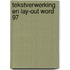 Tekstverwerking en lay-out Word 97