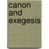 Canon And Exegesis