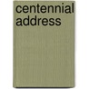Centennial Address door David Dudley Field