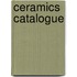 Ceramics Catalogue