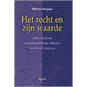 Het recht en zijn waarde