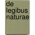 De Legibus Naturae