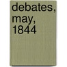 Debates, May, 1844 door Methodist Episc