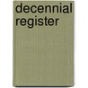 Decennial Register door University Alfred