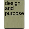 Design And Purpose door Raymond S. Edge