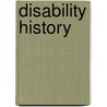 Disability History door Onbekend