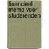 Financieel memo voor studerenden