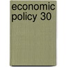 Economic Policy 30 door Kai Konrad