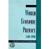 Economic Primacy C door Charles P. Kindleberger