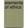 Elements Of Ethics door Adriaan T. Peperzak