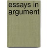 Essays In Argument door Sally Mitchell