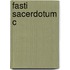 Fasti Sacerdotum C