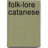Folk-Lore Catanese by Ignazio Arturo Trombatore