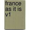 France As It Is V1 door William Playfair