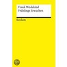 Fruhlings Erwachen door Frank Wedekind