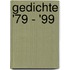 Gedichte '79 - '99