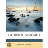 Gedichte, Volume 1 by Johann Langer