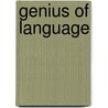 Genius of Language door Rudolf Steiner