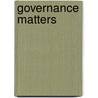 Governance Matters door Simon Bird