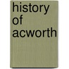 History Of Acworth door Onbekend