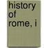 History of Rome, I