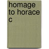 Homage To Horace C by Peter Harrison