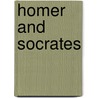 Homer and Socrates by Alphonse De Lamartine