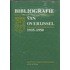 Bibliografie van Overijssel