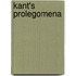 Kant's Prolegomena