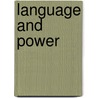Language And Power door Creel Froman