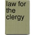 Law For The Clergy