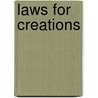 Laws for Creations door Walt Whitman