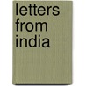 Letters From India by Victor Jacquemont